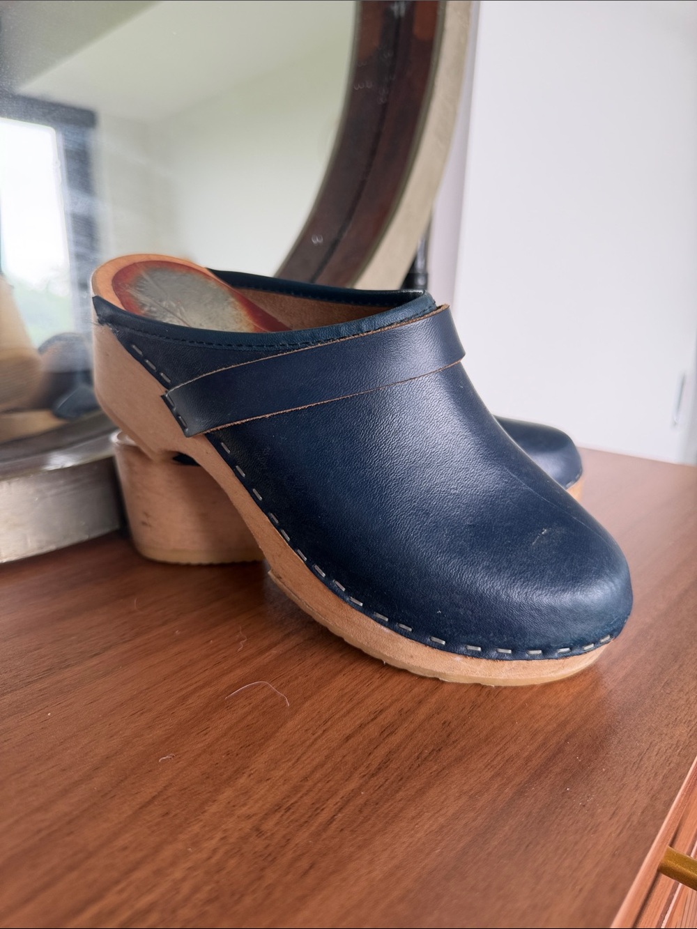 Genuine Dutch Leather Clogs